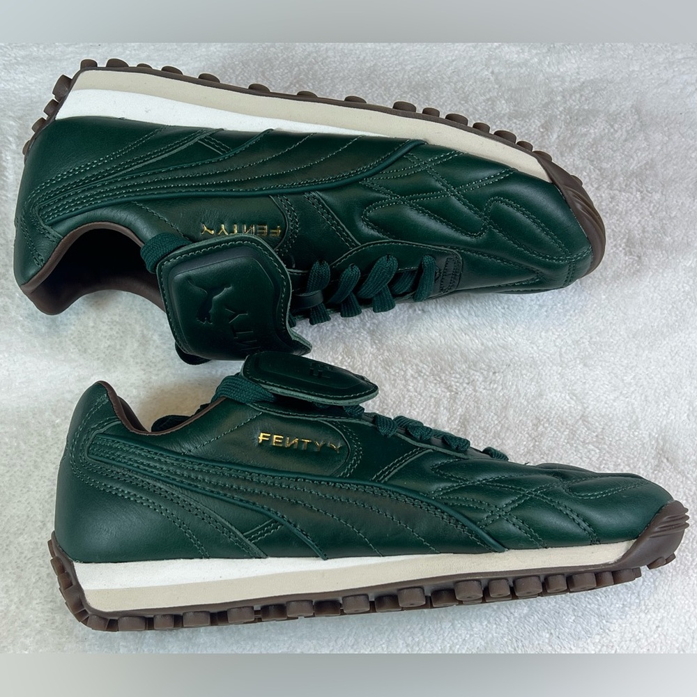 🆕 Puma x Fenty - Avanti L Dark Myrtle Low Top Sneakers Size:7 Women’s - NO BOX - Picture 5 of 17